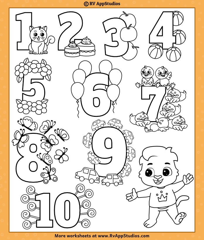 Coloring sheet for children to color and have fun free printable to download
