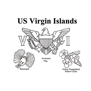 Virgin islands coloring pages