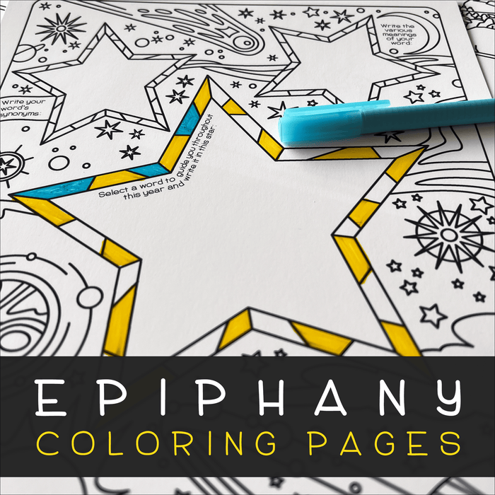 Epiphany coloring pages â illustrated ministry