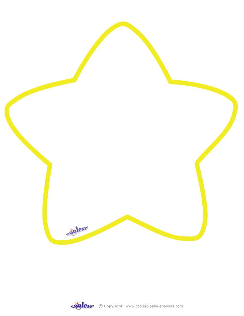 Large printable yellow star star template star template printable printable star