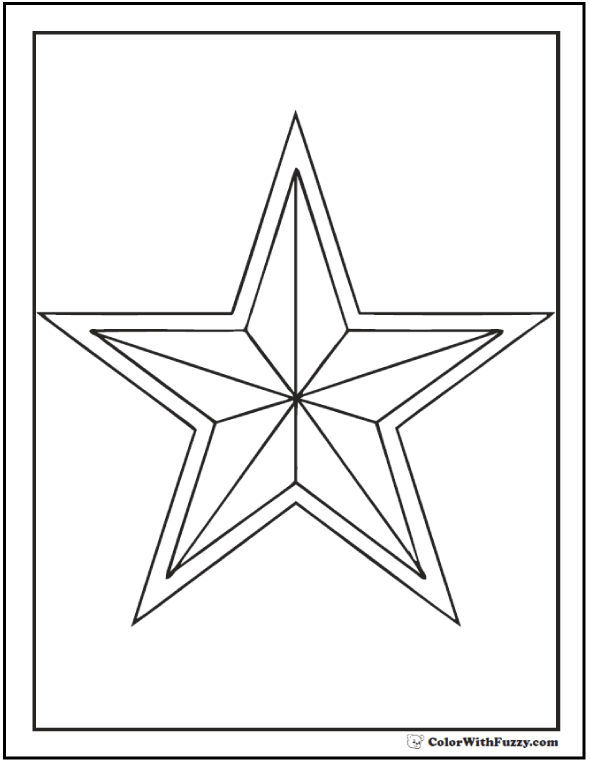 Star coloring pages â customize and print ad