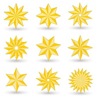 Page star yellow vectors illustrations for free download