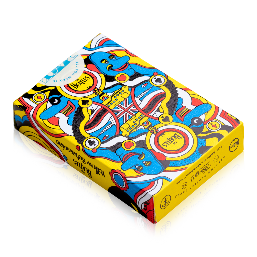 Yellow submarine playing cards by theory