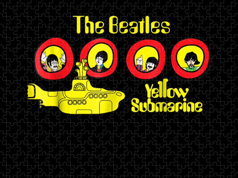 The beatles yellow submarine jigsaw puzzle by ze lucy