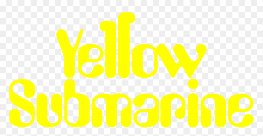 Beatles yellow submarine logo hd png download