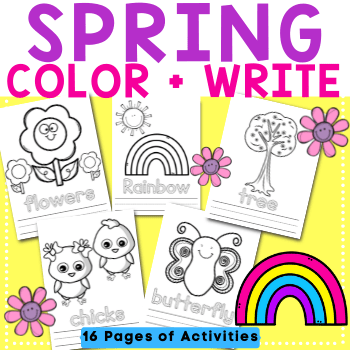 Spring easter worksheets â coloring tracing copying for toddler preschool â