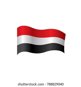 Flag yemen vector emoji stock vector royalty free