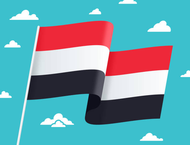 Independence day yemen stock illustrations royalty