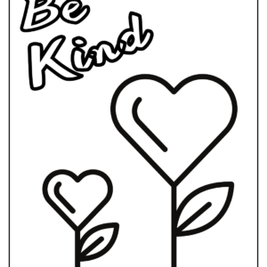 Free kindness coloring pages printable for free download