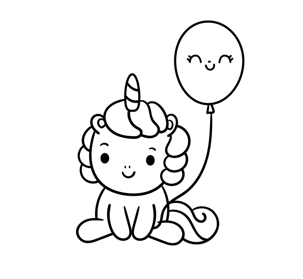 The cutest free unicorn coloring pages online