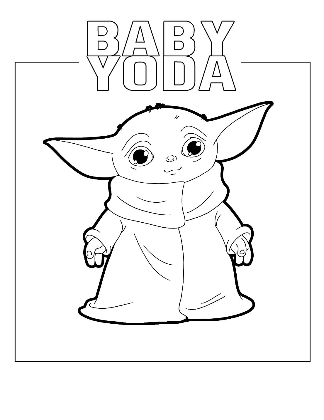 Printable coloring pages love coloring pages yoda drawing star wars art drawings