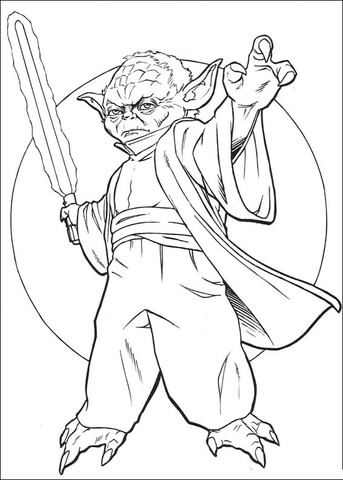 Master yoda coloring page free printable coloring pages