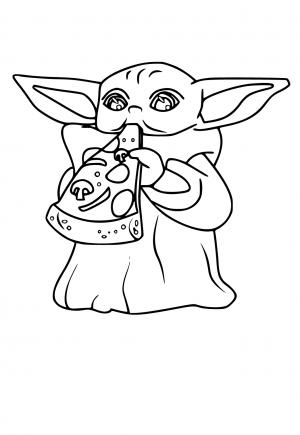 Free printable baby yoda coloring pages for adults and kids