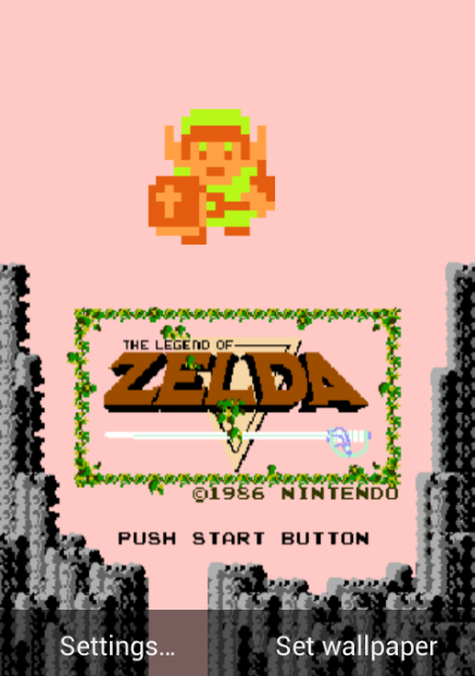 Free zelda classic live wallpaper apk download for android