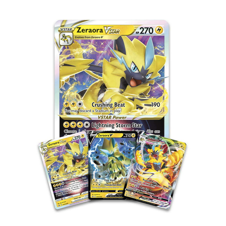 Pokemon sword shield zeraora vmax vstar battle box booster packs promo card etched promo cards oversize card more