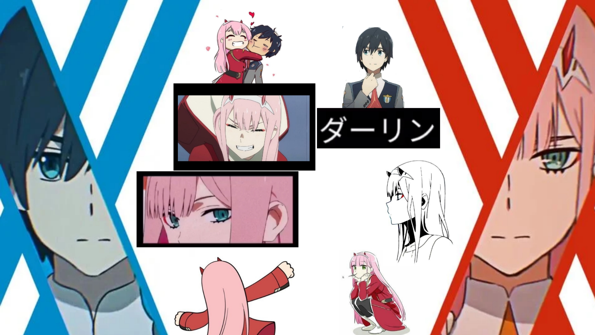 Zero two and hiro darling in the franxx â