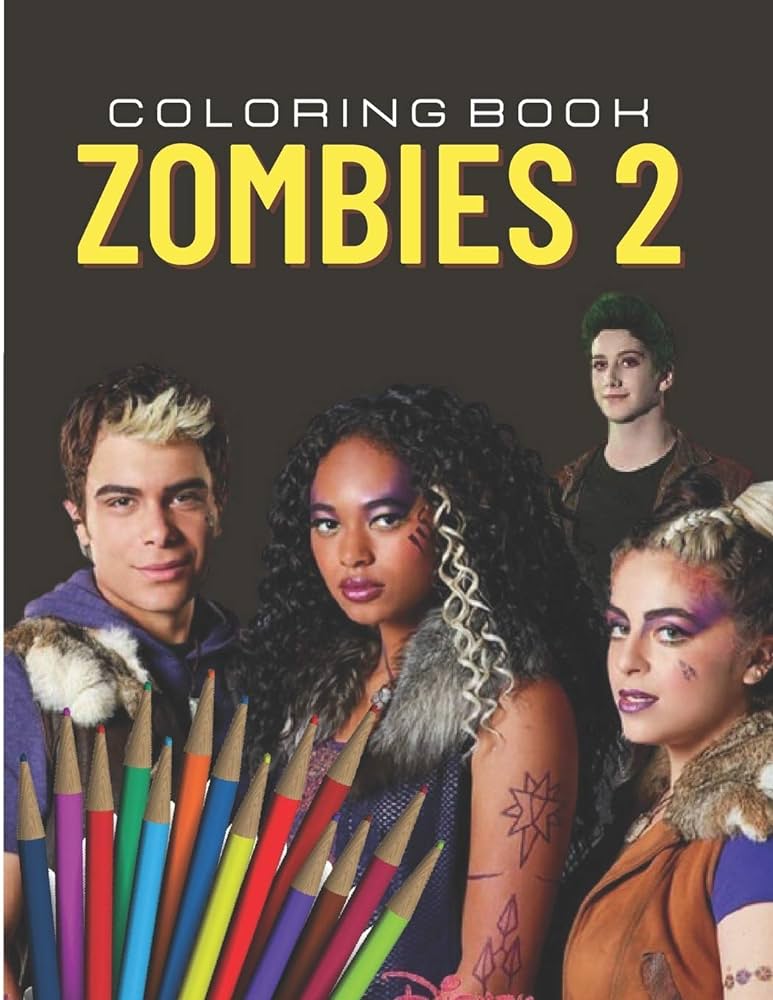 Zombies coloring book coloring book for kids and adults of the movie zombie books