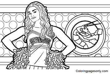 Disney zombies coloring pages