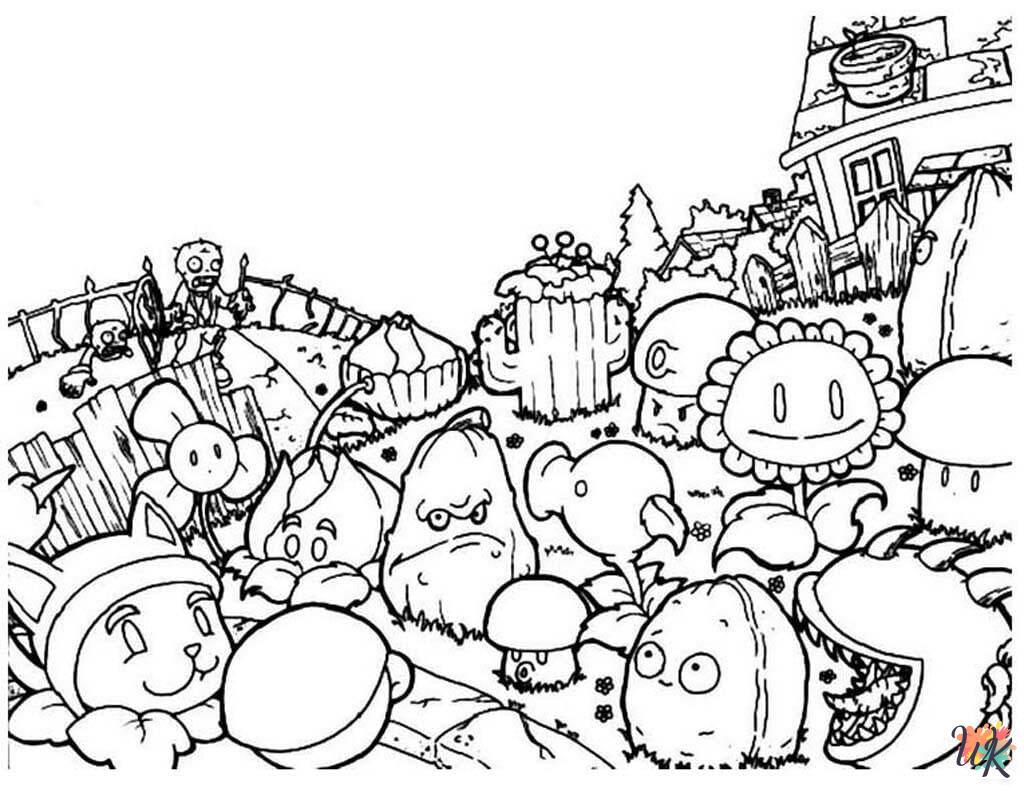 Unleashing the creativity in your child with plants vs zombies coloring pages blog by karama motiel