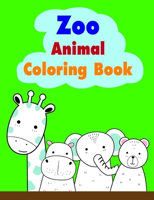 Zoo animal coloring book cute christmas coloring pages for every age paperback gramercy books