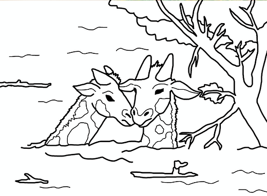 Pdf printout of zoo animals coloring pages robin blumenthal