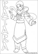 Avatar the last airbender coloring pages on coloring