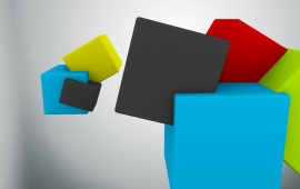3D Colors Cubes