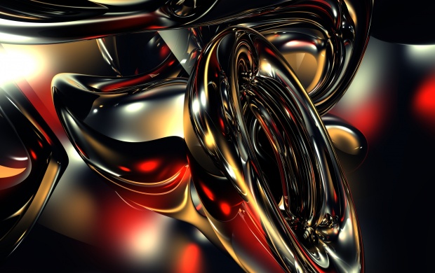 3D Deep Red Abstract (click to view)