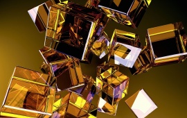 3D Glass Cubes