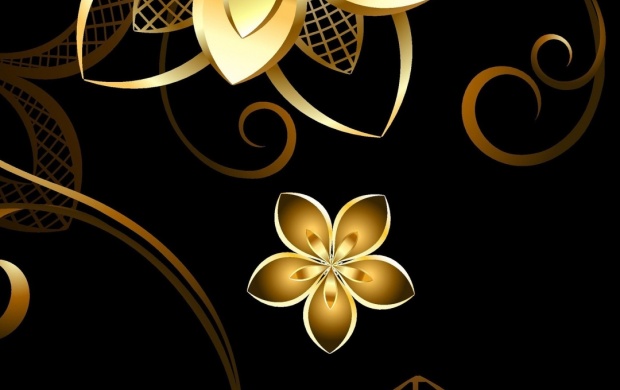 3D Golden Flower (click to view)
