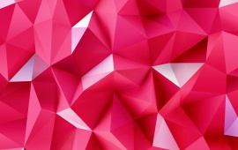 3D Pink Triangles