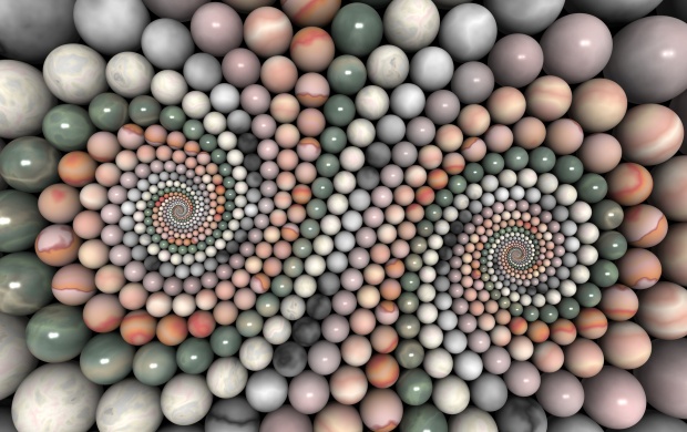 3D Spiral Stones (click to view)