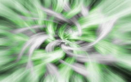 Abstraction Green White