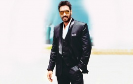 Ajay Devgn In Black Suit