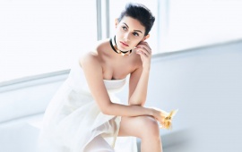 Amyra Dastur White Dress