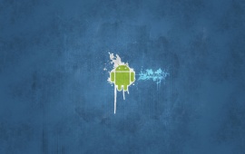 Android Blue Background