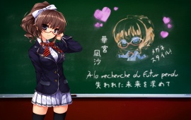 Anime Girl In School