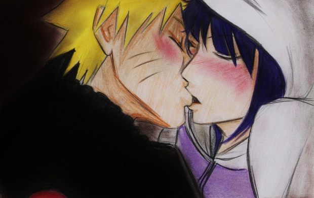Anime Girl Kissing Boy wallpapers