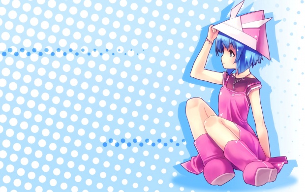 Anime Girl sitting