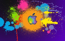 Apple Colorful Paint