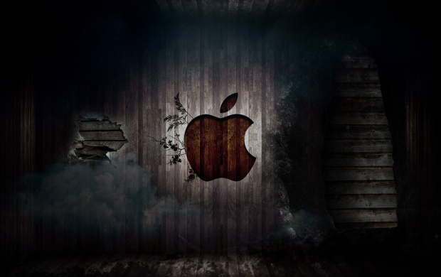 Apple On Wooden (click to view)