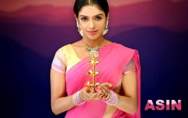Asin In Indian Dresses