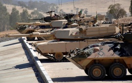 Australian ArmyAbrams Tanks