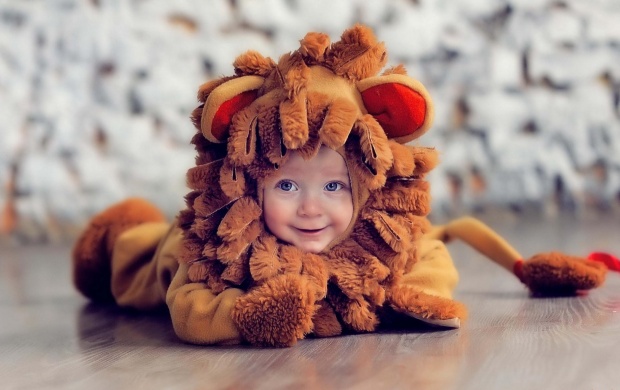 Baby In Lion Costume
