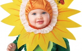 Baby Silly Sunflower Costumber