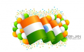 Balloon With Indian Flag