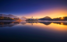 Beautiful Lake Sunrise