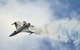 Belgian Air Force F-16 Smoke