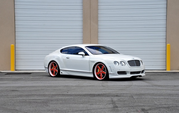 Bentley Continental GT White Car