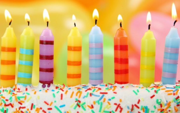Birthday Cake With Candles (click to view)